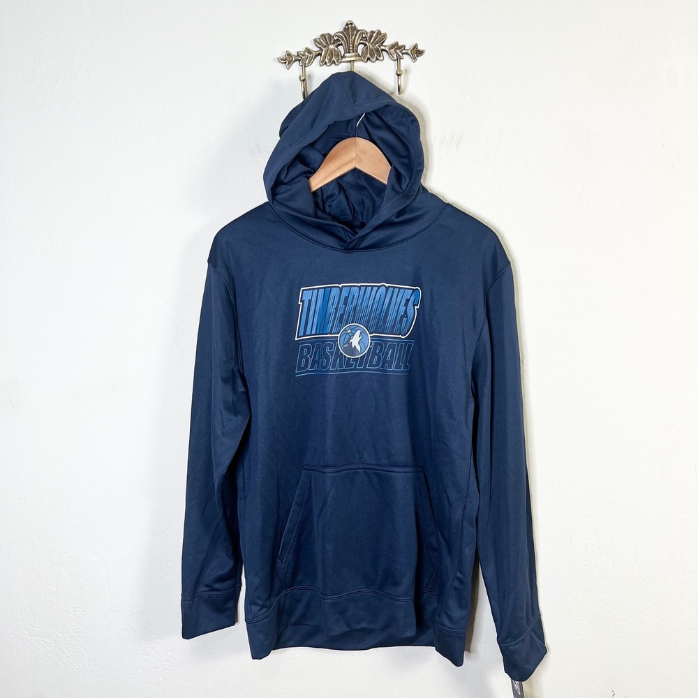 NBA Minnesota Timberwolves Basketball Hoodie Youth Size XL 18/20 Blue New
